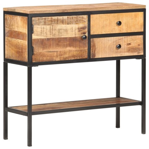 VidaXL Szafka, 85x30x80 cm, surowe drewno mango