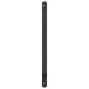 VidaXL Kratka Okienna 75.5 x 60 cm Stal malowana proszkowo Czarny