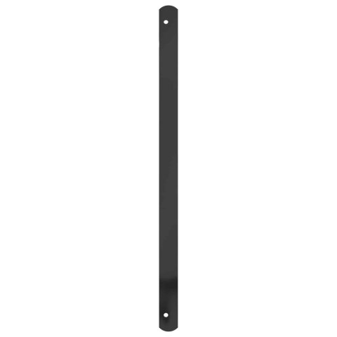 VidaXL Kratka Okienna 75.5 x 60 cm Stal malowana proszkowo Czarny