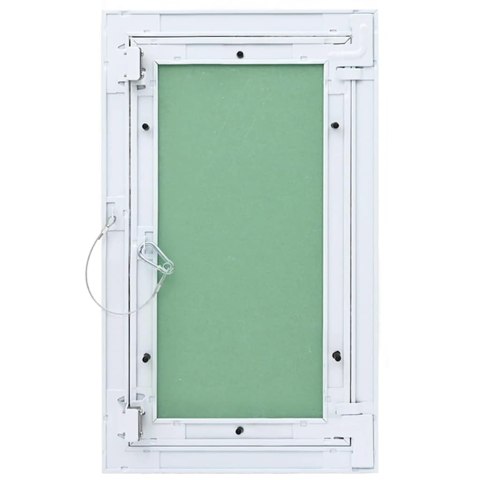 PANEL DOSTĘPU ZIELONY I SREBRNY 35 X 55 CM