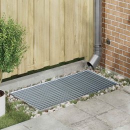 VidaXL Ruszt Srebrny 100 x 50 x 2 cm Stal ocynkowana na gorąco