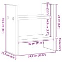 ORGANIZATOR BIURKA CZARNY DĄB 34.5X15.5X35.5CM