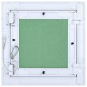 PANEL DOSTĘPU ZIELONY I SREBRNY 30 X 30 CM