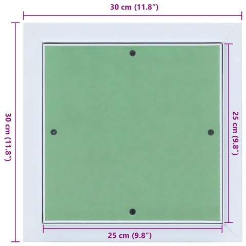 PANEL DOSTĘPU ZIELONY I SREBRNY 30 X 30 CM
