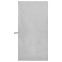 VidaXL Ręczniki Sportowe 2 pcs Szary 100 x 50 cm Poliester i poliamid