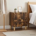 VidaXL Szafka Nocna z szufladą 2 pcs Dąb wędzony 43 x 34,5 x 48 cm