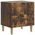 VidaXL Szafka Nocna z szufladą 2 pcs Dąb wędzony 43 x 34,5 x 48 cm