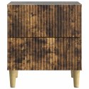 VidaXL Szafka Nocna z szufladą 2 pcs Dąb wędzony 43 x 34,5 x 48 cm