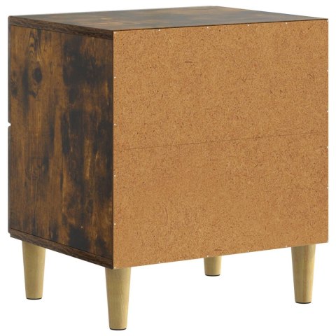 VidaXL Szafka Nocna z szufladą 2 pcs Dąb wędzony 43 x 34,5 x 48 cm