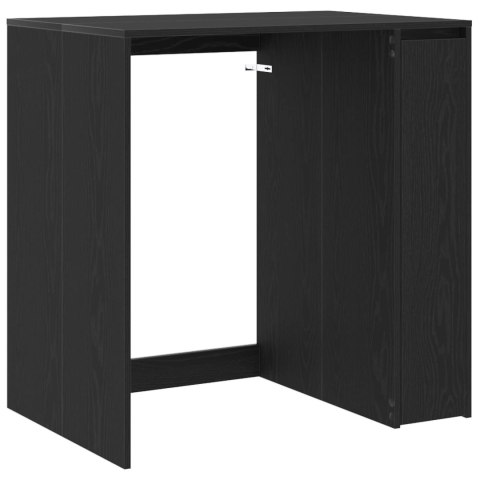 VidaXL Szafka na pralkę Czarny Dąb 87 x 60 x 89 cm Drewno inżynieryjne