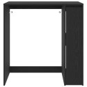 VidaXL Szafka na pralkę Czarny Dąb 87 x 60 x 89 cm Drewno inżynieryjne