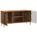 VidaXL Szafka pod telewizor Stare drewno 102 x 34,5 x 50 cm
