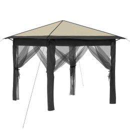 VidaXL Gazebo z 4 Ścianami 2,6 x 2,6 m Kremowy i antracytowy