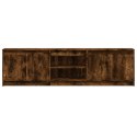 VidaXL Szafka pod TV z LED, przydymiony dąb, 180x34x50 cm
