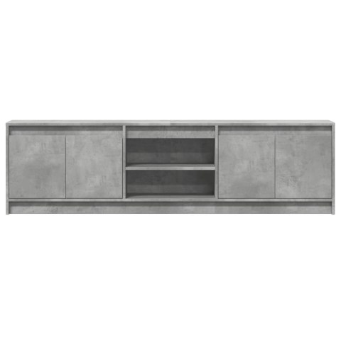 VidaXL Szafka pod TV z LED, szarość betonu, 180x34x50 cm