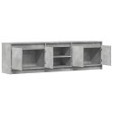 VidaXL Szafka pod TV z LED, szarość betonu, 180x34x50 cm