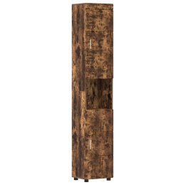 VidaXL Zestaw Szafek Łazienkowych TULUM Dąb wędzony 37 x 31,5 x 203 cm