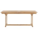 VidaXL 9-cz. zestaw mebli do ogrodu, 180-280x100x75 cm, drewno tekowe