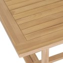 VidaXL 9-cz. zestaw mebli do ogrodu, 180-280x100x75 cm, drewno tekowe