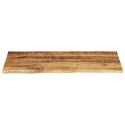 VidaXL Blat stołu, 110x60x2,5cm, naturalna krawędź surowe drewno mango