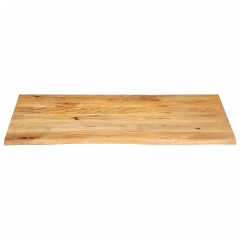 VidaXL Blat stołu z naturalną krawędzią, 100x60x2,5 cm, drewno mango