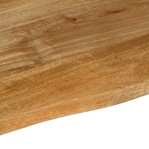 VidaXL Blat stołu z naturalną krawędzią, 100x60x2,5 cm, drewno mango