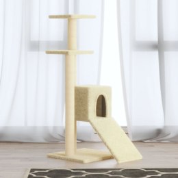 DRAPAK DLA KOTA ZE SŁUPKAMI SIZALOWYMI KREMOWY 92CM