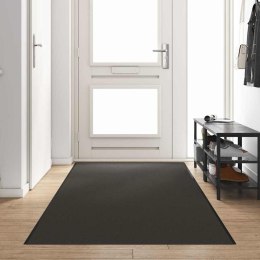 VidaXL Dywanik wejściowy Inny Antracytowy i czarny 120 x 350 cm