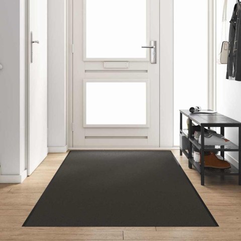 VidaXL Dywanik wejściowy Inny Antracytowy i czarny 120 x 350 cm