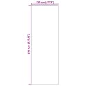 VidaXL Dywanik wejściowy Inny Antracytowy i czarny 120 x 350 cm