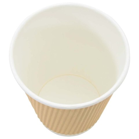 VidaXL Papierowe kubki, 500 szt., 12oz, 300ml, brązowy