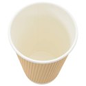 VidaXL Papierowe kubki, 500 szt., 16oz, 400ml, brązowy