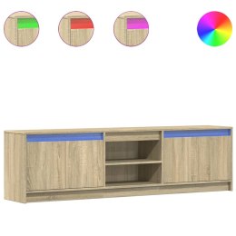 VidaXL Szafka pod TV z LED, dąb sonoma, 180x34x50 cm