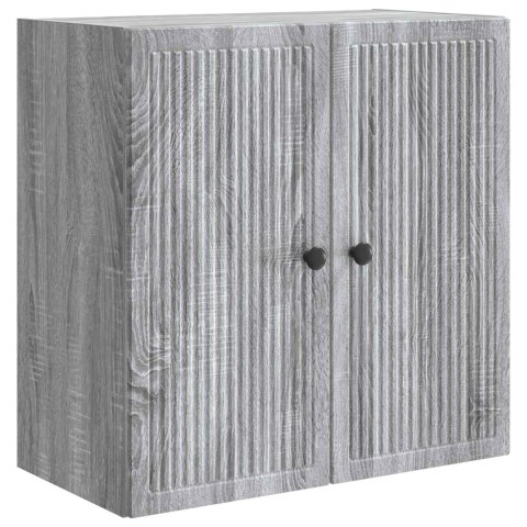 VidaXL Szafka ścienna Szary Sonoma 59 x 31 x 60 cm Drewno inżynieryjne