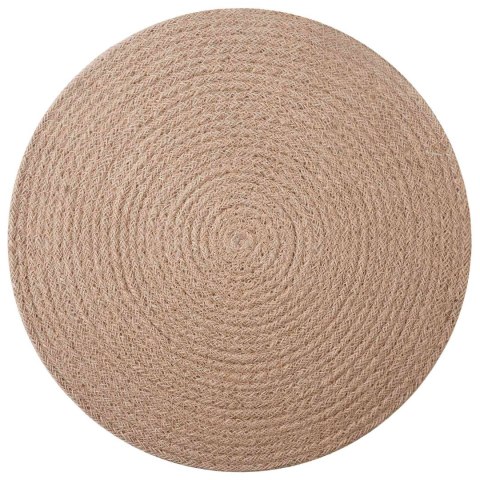 VidaXL Podkładki Jutowe 4 pcs naturalny Ø 30 cm 100% Juta Tossa