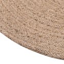 VidaXL Podkładki Jutowe 4 pcs naturalny Ø 30 cm 100% Juta Tossa