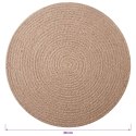 VidaXL Podkładki Jutowe 4 pcs naturalny Ø 30 cm 100% Juta Tossa