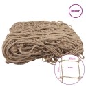 VidaXL Siatka wsparcia roślin z juty naturalny 1 x 10 m