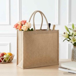 VidaXL Torebki jutowe 5 pcs naturalny 42 x 33 x 19 cm 100% Juta Tossa