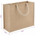 TOREBKI JUTOWE 5 NATURALNY 42 X 33 X 19 CM 100% JUTA TOSSA