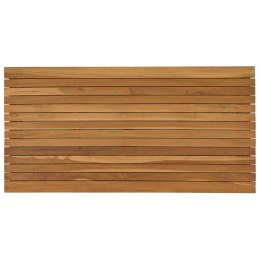 VidaXL Blat stołu 110 x 55 x 3,5 cm Prostokątny Lite drewno teakowe