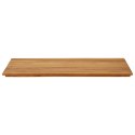 VidaXL Blat stołu 110 x 55 x 3,5 cm Prostokątny Lite drewno teakowe