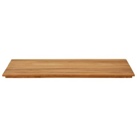 VidaXL Blat stołu 110 x 55 x 3,5 cm Prostokątny Lite drewno teakowe