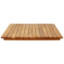 VidaXL Blat stołu 110 x 55 x 3,5 cm Prostokątny Lite drewno teakowe