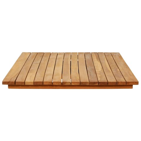 VidaXL Blat stołu 110 x 55 x 3,5 cm Prostokątny Lite drewno teakowe