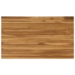 VidaXL Blat stołu 120 x 70 x 3,5 cm Prostokątny Lite drewno teakowe