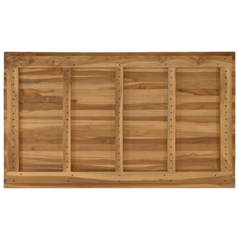 VidaXL Blat stołu 120 x 70 x 3,5 cm Prostokątny Lite drewno teakowe