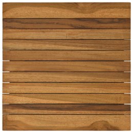 VidaXL Blat stołu 40 x 40 x 3,5 cm Kwadrat Lite drewno teakowe