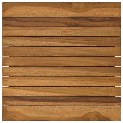 VidaXL Blat stołu 40 x 40 x 3,5 cm Kwadrat Lite drewno teakowe