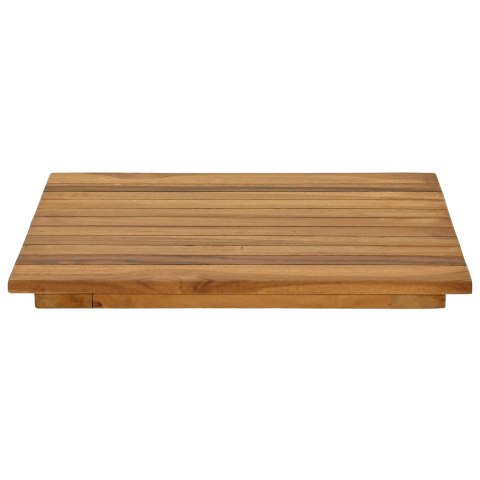 VidaXL Blat stołu 40 x 40 x 3,5 cm Kwadrat Lite drewno teakowe